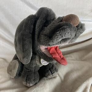 VTG  GANZ BROS The Heritage Collection 10" Wrinkles Plush Stuffed Dog 1984 READ​